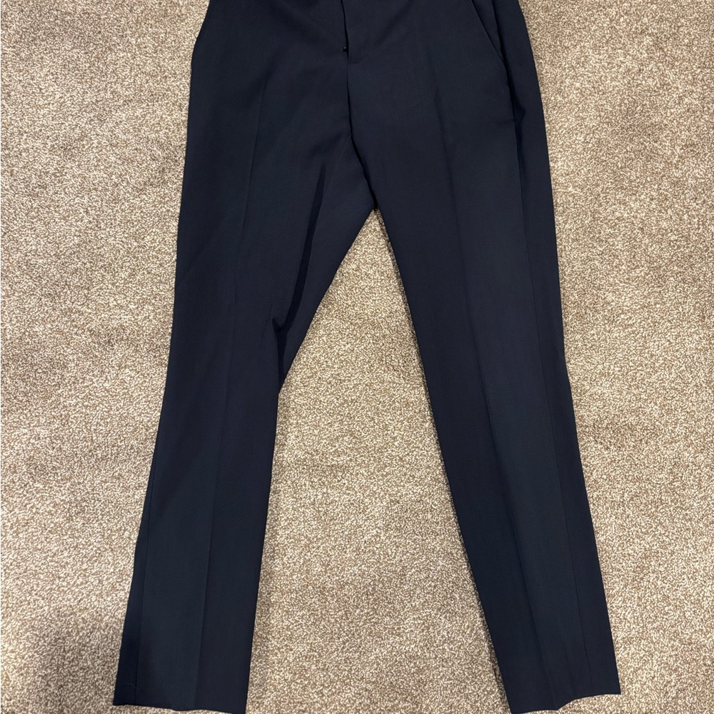 Banana Republic Ryan Navy Blue Suit Pants 0P